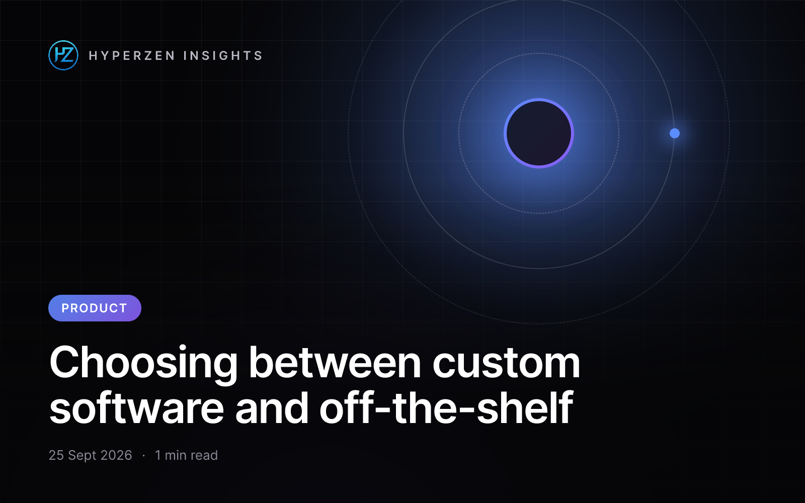 Choosing between custom software and off-the-shelf